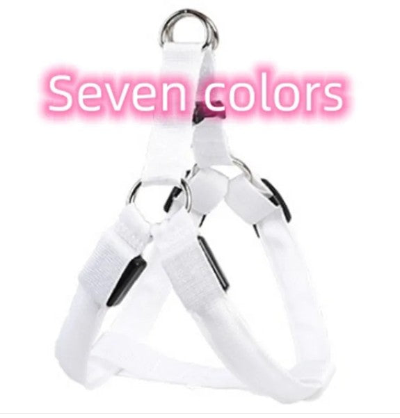 LED Luminous Dog Chest Strap